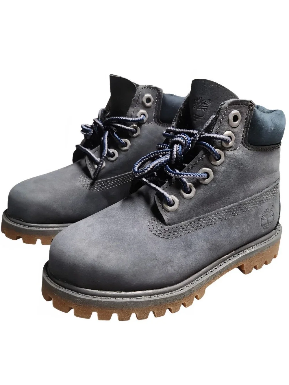 Timberland Premium 6-Inch Waterproof Toddler Boots Grey Nubuck Size 9 NWT No Box